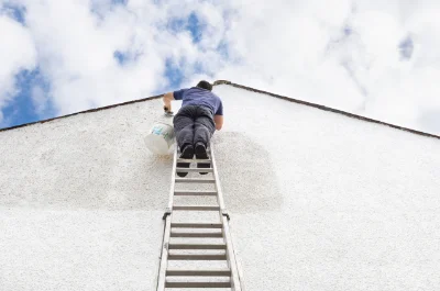 Peinture extérieure aux Moutiers-en-Cinglais — façades et ravalement